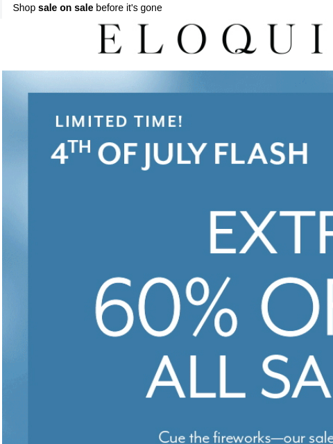 eloquii newsletter: ICYMI: extra 60% off sale