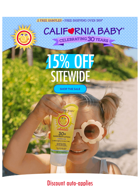 californiababy newsletter: 15% Off Sitewide—4th Of July Sale Starts Now ❤️