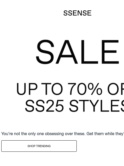 ssense newsletter: The Rumors Are True...