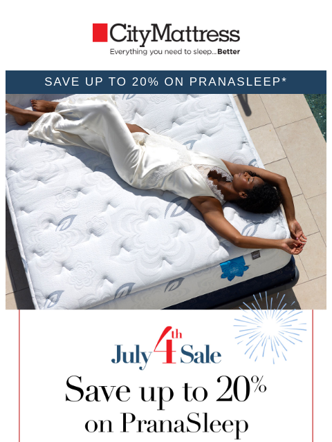 citymattress newsletter: MAJOR July 4th Savings on Our Most-Loved Mattresse...