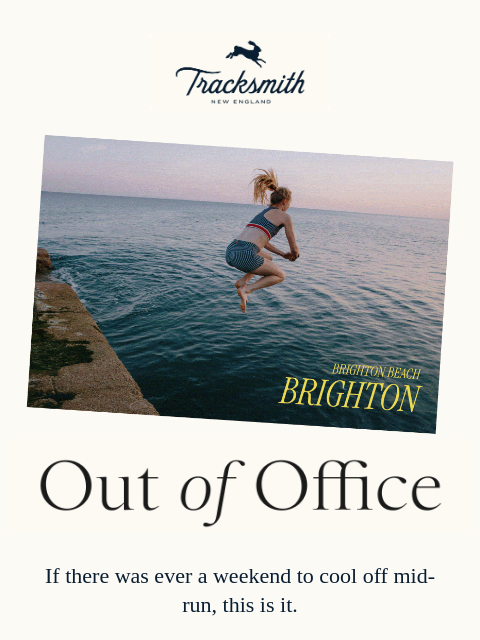 tracksmith newsletter: OOO: Gone Cannonballing