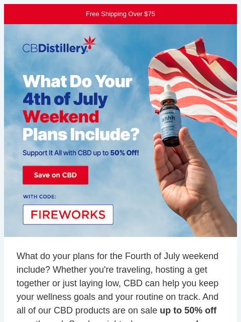 thecbdistillery newsletter: Save up to 50% on CBD to support all your holiday ...