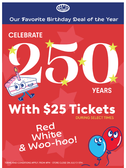 camp newsletter: $25 is looking pretty magical ✨