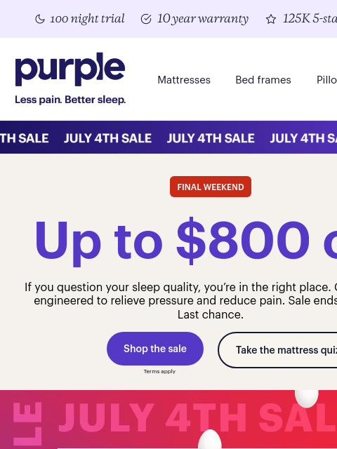 purple newsletter: LAST WEEKEND #sorrynotsorry