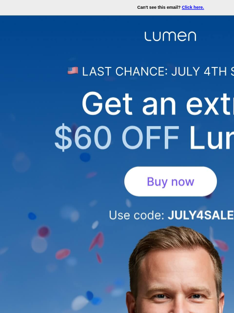 lumen newsletter: 🎆 Final hours of our July 4th sale – don’t miss o...