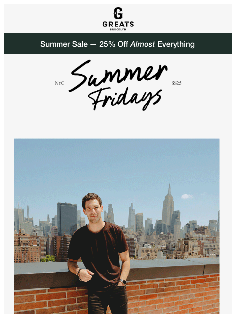 greatsbrand newsletter: Summer Fridays, with a side of fireworks 🎆