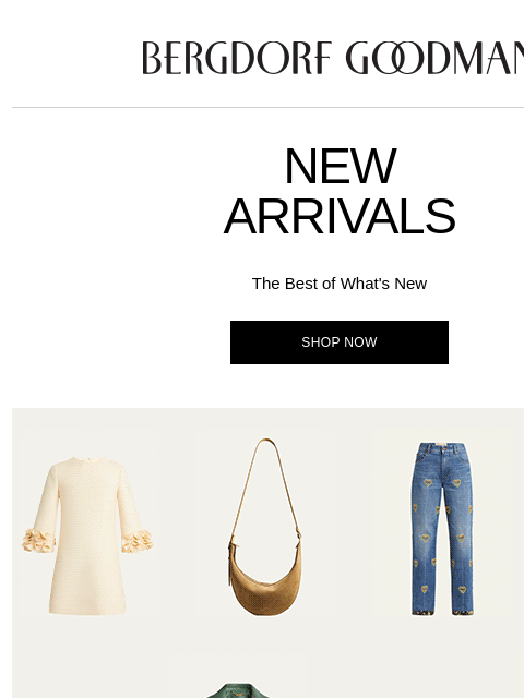 bergdorfgoodman newsletter: Newness Report: This Just In