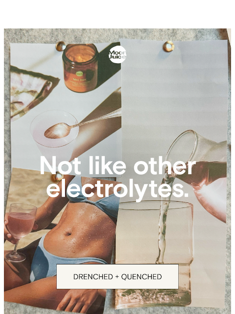 moonjuice newsletter: martinis at 5. minerals at 9.