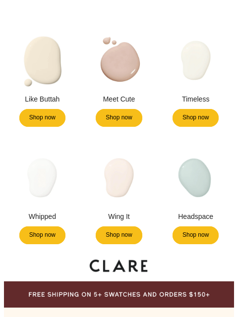 clare newsletter: One weekend, one color, one major upgrade