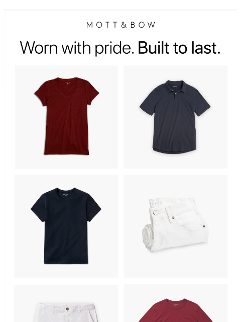mottandbow newsletter: Your 4th of July uniform.