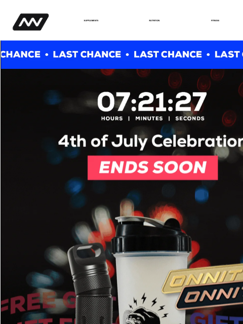 onnit newsletter: Last Chance! Unlock a FREE gift 