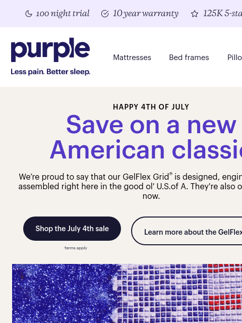 purple newsletter: you’re a firework, you just need better sleep