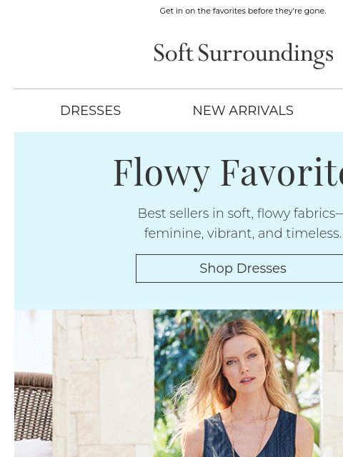 softsurroundings newsletter: Best-Selling Summer Dresses