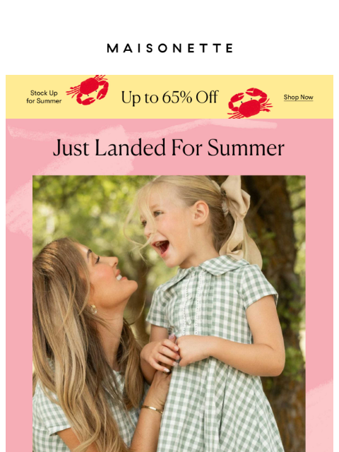 maisonette newsletter: New In: Pink Chicken, Ivy City, & Little Paper Kid...