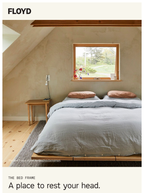 floydhome newsletter: In place: The Floyd Bed