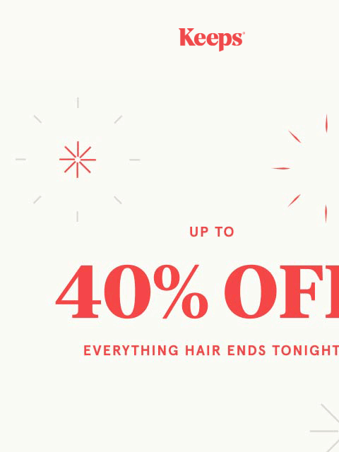 keeps newsletter: One more thing to celebrate this weekend
