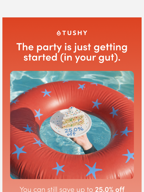 hellotushy newsletter: Got a BBQ hangover?
