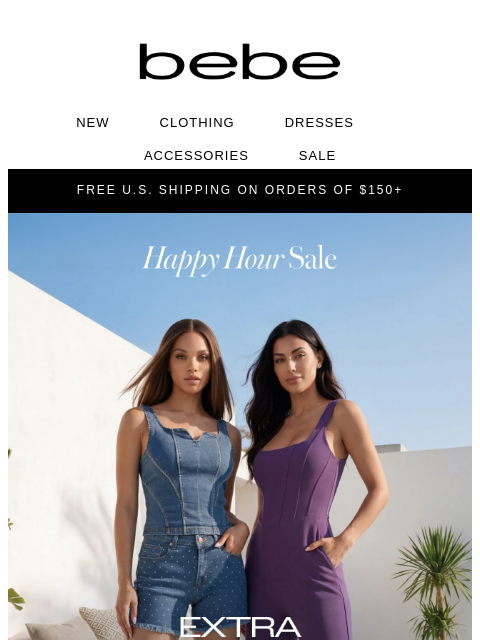 bebe newsletter: still thinking about last night… and this sale