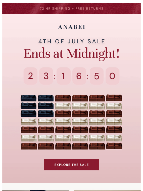 anabei newsletter: 💫 Ends Tonight 💫