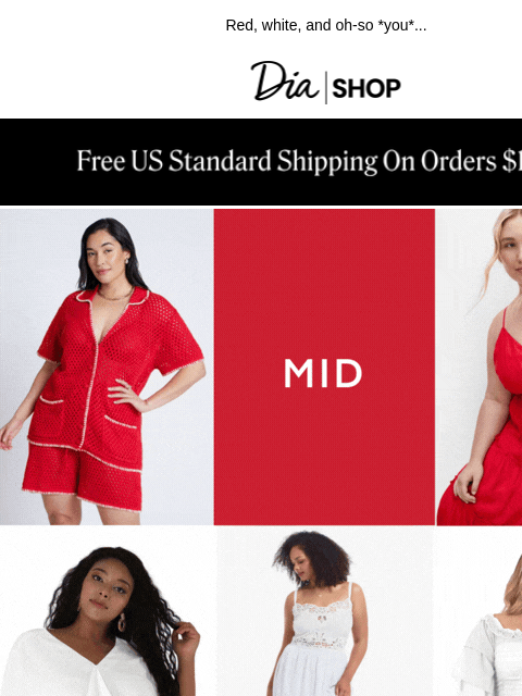 dia newsletter: Up to 50% off Wear-Now Styles ☀️