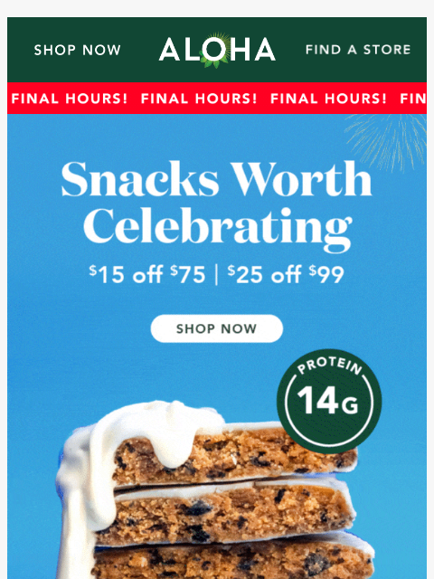 aloha newsletter: Want $25 off?