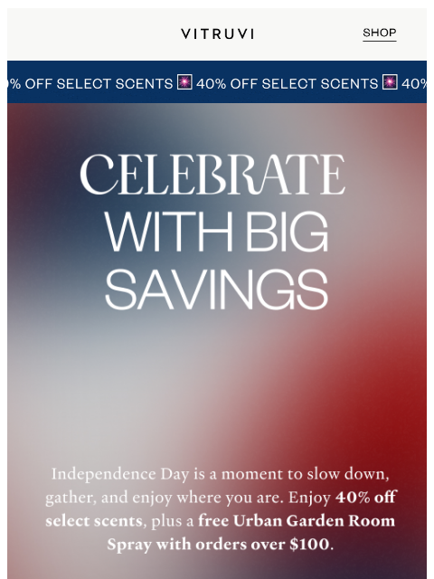 vitruvi newsletter: Happy July 4th! 🎆 (SAVINGS INSIDE)
