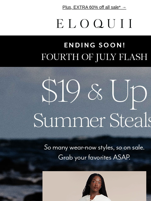 eloquii newsletter: Summer steals from $19 (!!)