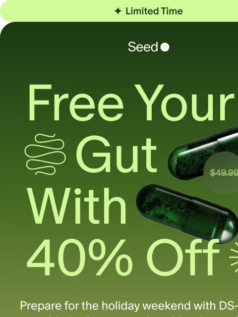 seed newsletter: Skip the post-BBQ bloat.