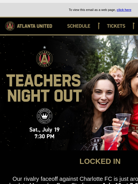 atlutd newsletter: Big game. Bigger squad