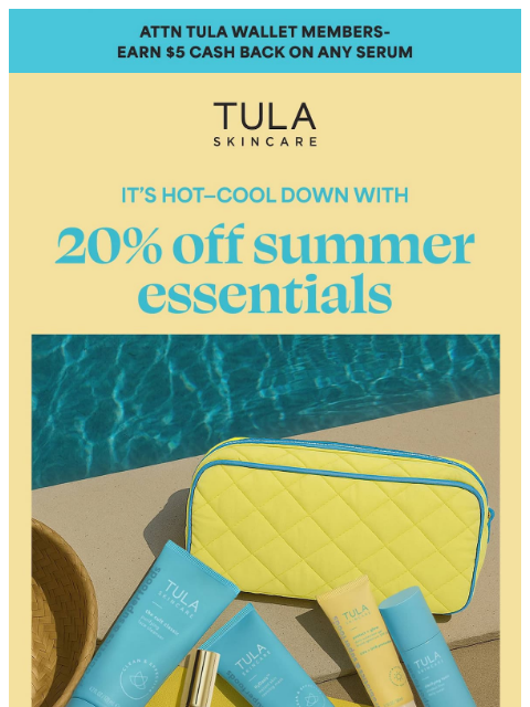 tula newsletter: NEW: more items added to the Summer Skin Sale!
