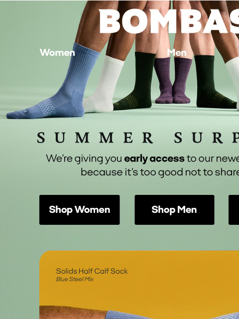 bombas newsletter: Sneak a Peek