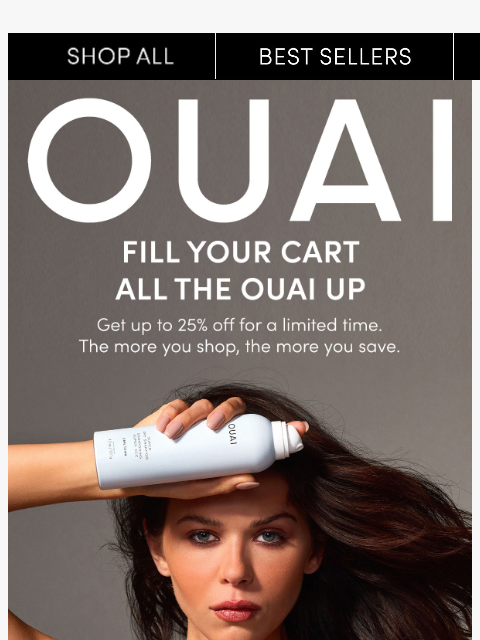 theouai newsletter: Don’t miss up to 25% off