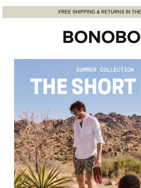 bonobos newsletter: Still Plenty of Shorts Weather Left