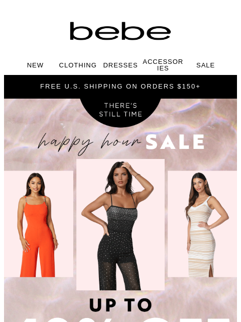 bebe newsletter: ICYMI 📣 Up to 40% Off + Extra 50% Off Sale