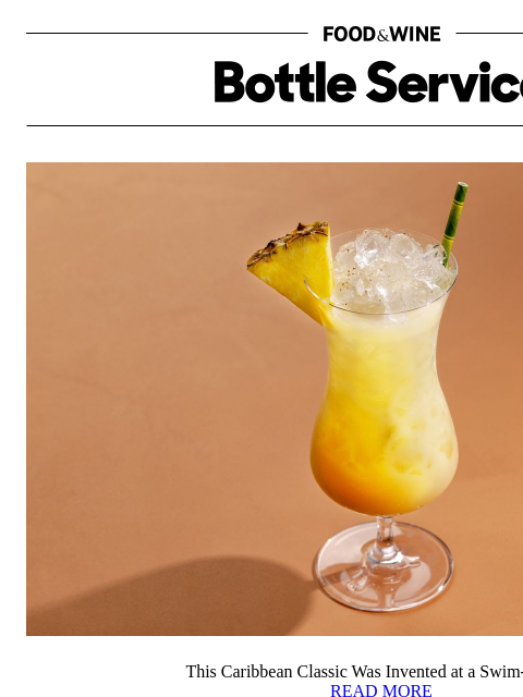 foodandwine newsletter: This Caribbean Classic Was Invented at a Swim-Up B...