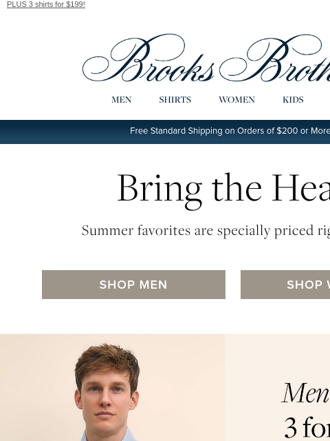 brooksbrothers newsletter: Getting hot: (almost) everything’s 30% OFF