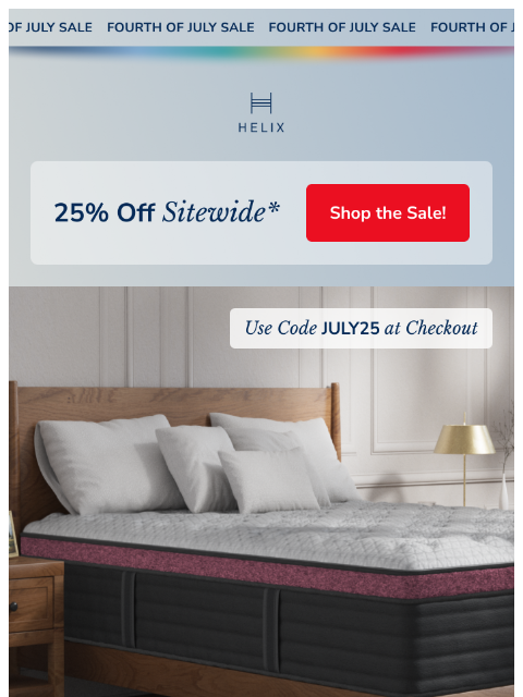 helixsleep newsletter: The weekend of savings isn't over...