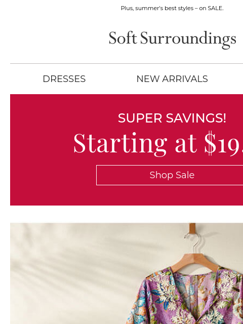 softsurroundings newsletter: Your Vacation Essentials Are Here.