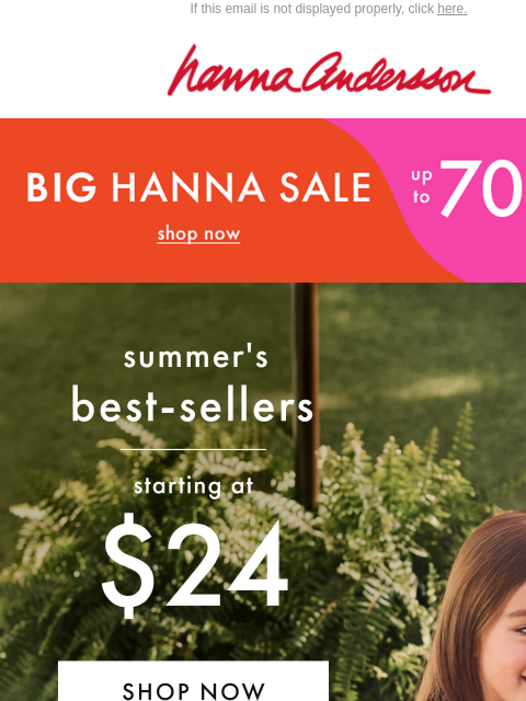 hannaandersson newsletter: From $24 👗 Best-Selling Dresses, Tees, Sets & Mor...