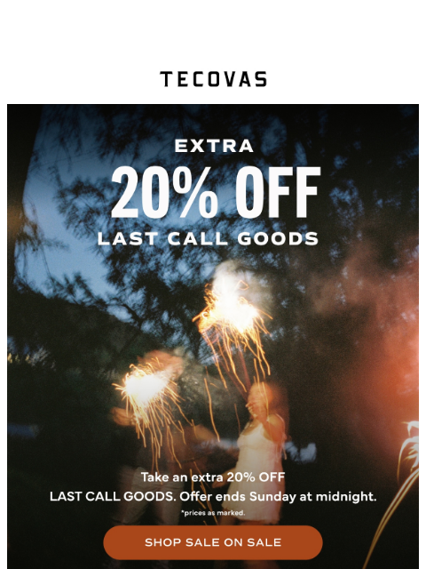 tecovas newsletter: Keep celebrating the 4th!