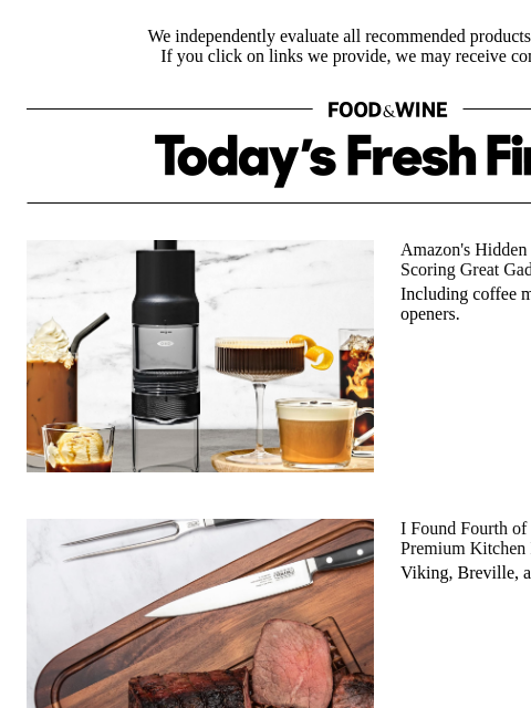 foodandwine newsletter: Premium Kitchen Brands Are Up to 64% Off for the F...