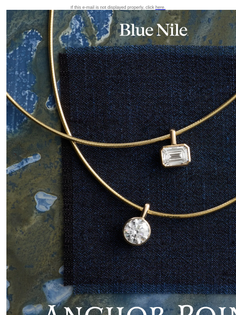 bluenile newsletter: Up to 30% Off* Select Necklaces