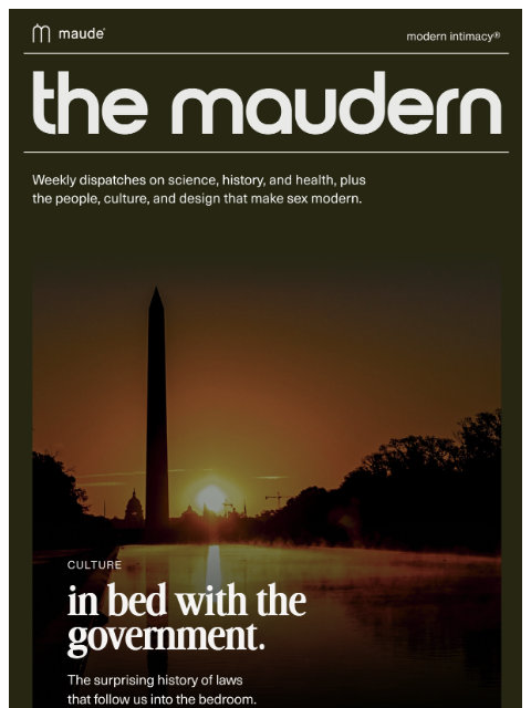 getmaude newsletter: the maudern.