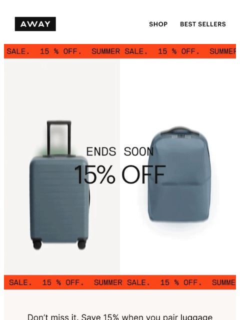 awaytravel newsletter: Hey there, your new favorites are going fast