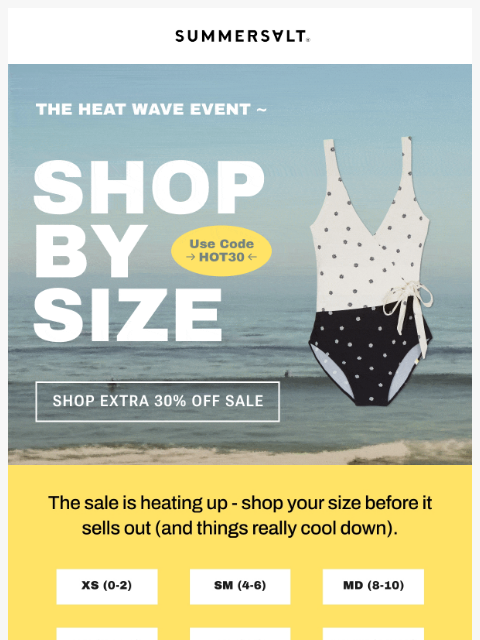 summersalt newsletter: Your Size Is On Sale!