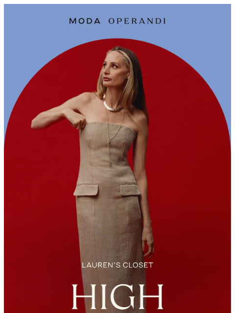 modaoperandi newsletter: Scrolling is my cardio