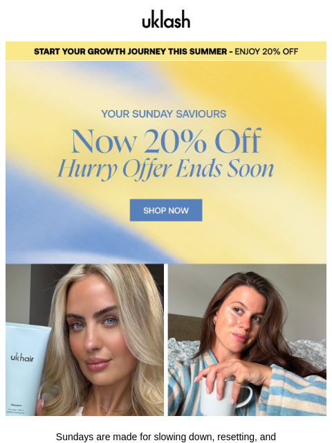 uklash newsletter: Unlock Your 20% Off Before It’s Too Late! 🔓