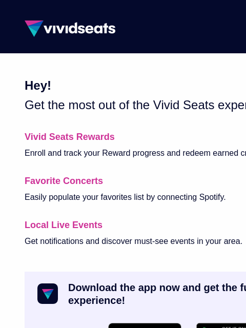 Download the app now and get the full Vivid Seats experience. ‌ ‌ ‌ ‌ ‌ ‌ ‌ ‌ ‌ ‌ ‌ ‌ ‌ ‌ ‌ ‌ ‌ ‌ ‌ ‌ ‌ ‌ ‌ ‌ ‌ ‌ ‌ ‌ ‌ ‌ ‌ ‌ ‌ ‌ ‌ ‌ ‌ ‌ ‌ ‌ ‌ ‌ ‌ ‌ YOUR FREE 11th TICKET* is a TAP away Learn More