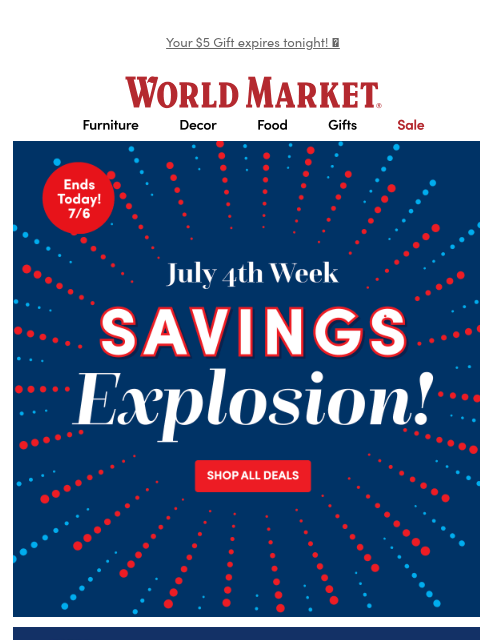 emailworldmarket newsletter: ‼️ EXTRA 50% OFF ends today! ‼️