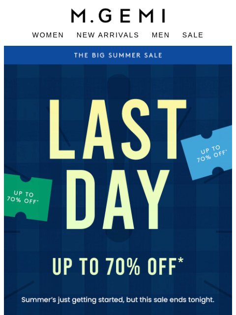 mgemi newsletter: Last Call To Save Up To 70%